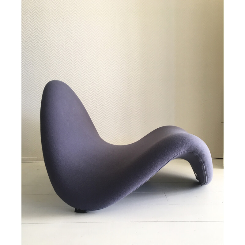 Fauteuil violet Tongue de Pierre Paulin pour Artifort - 1960