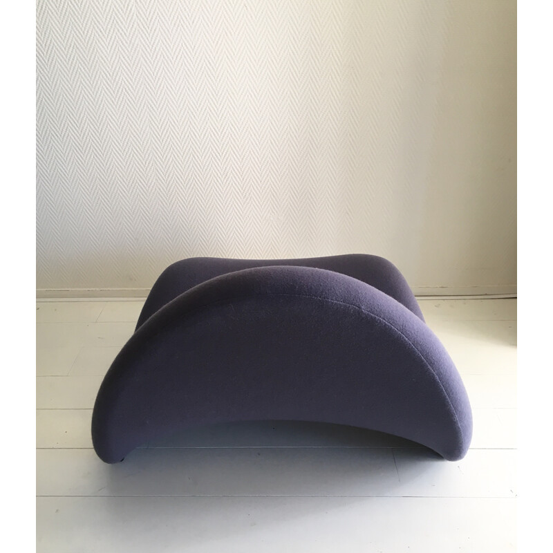 Purple Tongue arm chair by Pierre Paulin for Artifort - 1960s