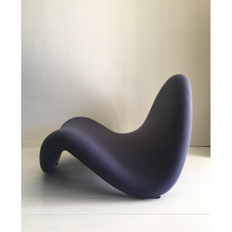 Fauteuil violet Tongue de Pierre Paulin pour Artifort - 1960