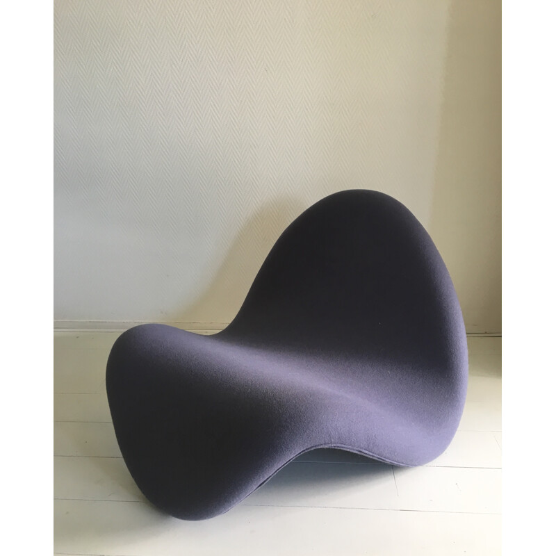 Purple Tongue arm chair by Pierre Paulin for Artifort - 1960s