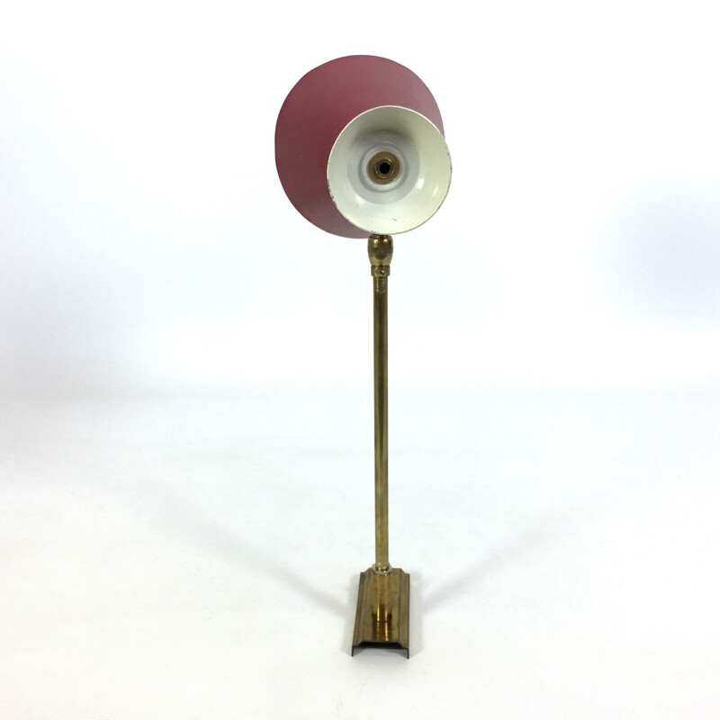 Diabolo red wall lamp, France - 1950s