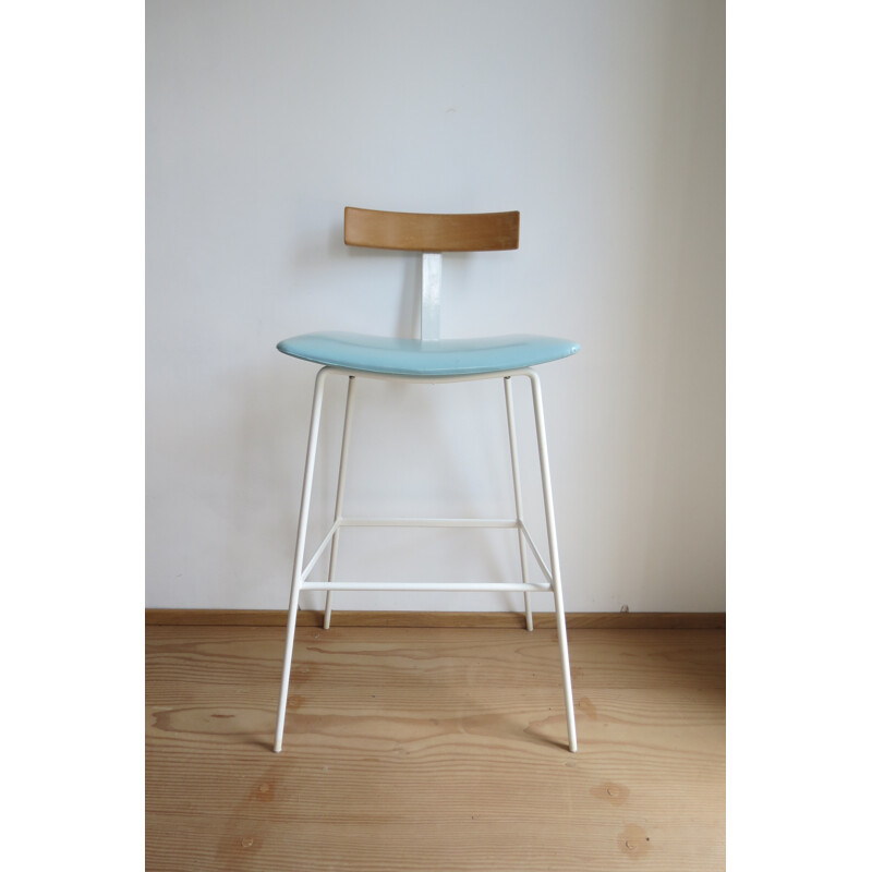 Program bar stool by Frank Guille for Kandya - 1950s