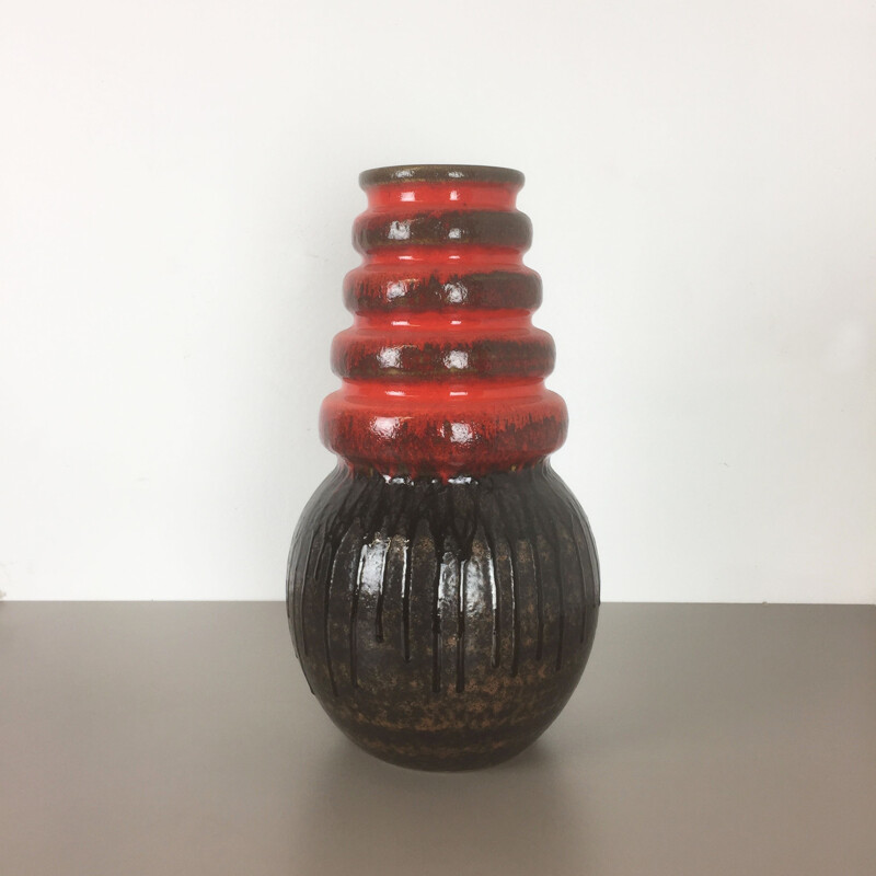 Vase vintage XXL, Fat Lava - 1970