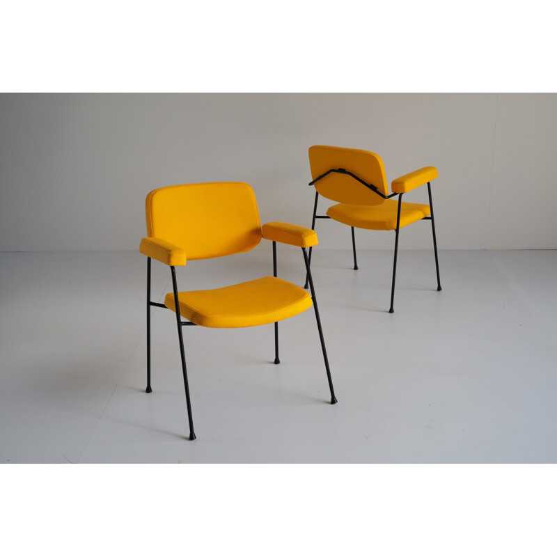 Vintage pair of CM197 by Pierre Paulin for Thonet - 1950s