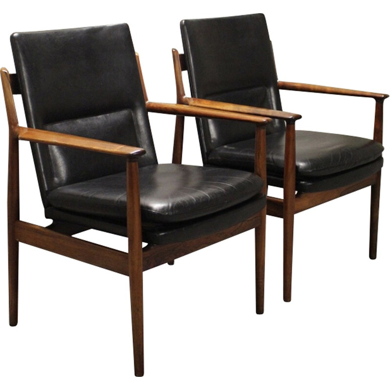 Pair of armchairs model 431 by Arne Vodderor pour Sibast - 1960s