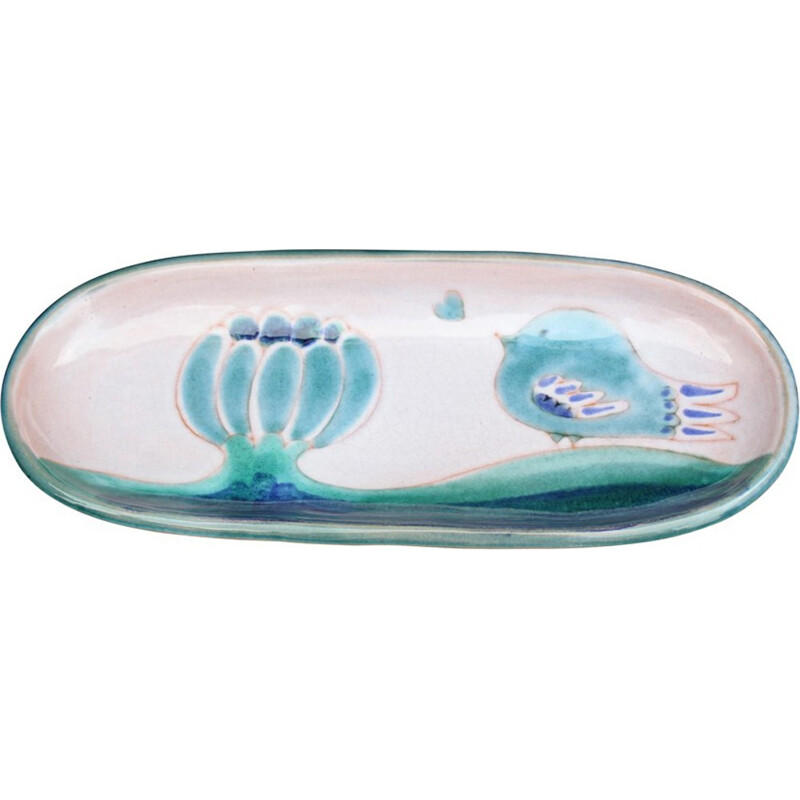 Cloutier Brothers vintage ceramic pocket tray, 1950