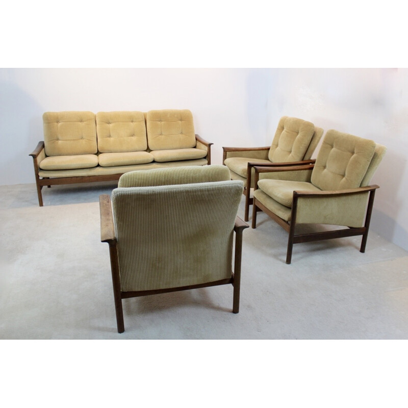 Vintage teak living room set from L.K. Hjelle Møbelfabrikk Norway - 1950s