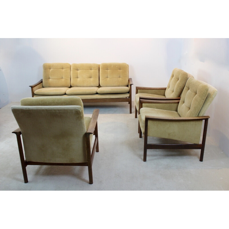 Vintage teak living room set from L.K. Hjelle Møbelfabrikk Norway - 1950s