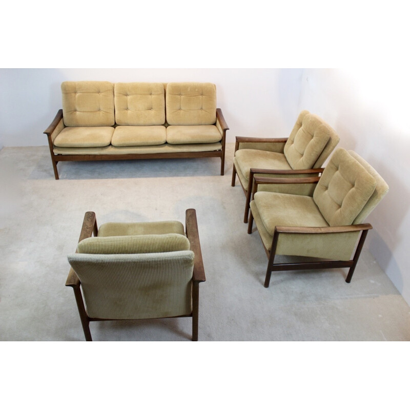 Vintage teak living room set from L.K. Hjelle Møbelfabrikk Norway - 1950s