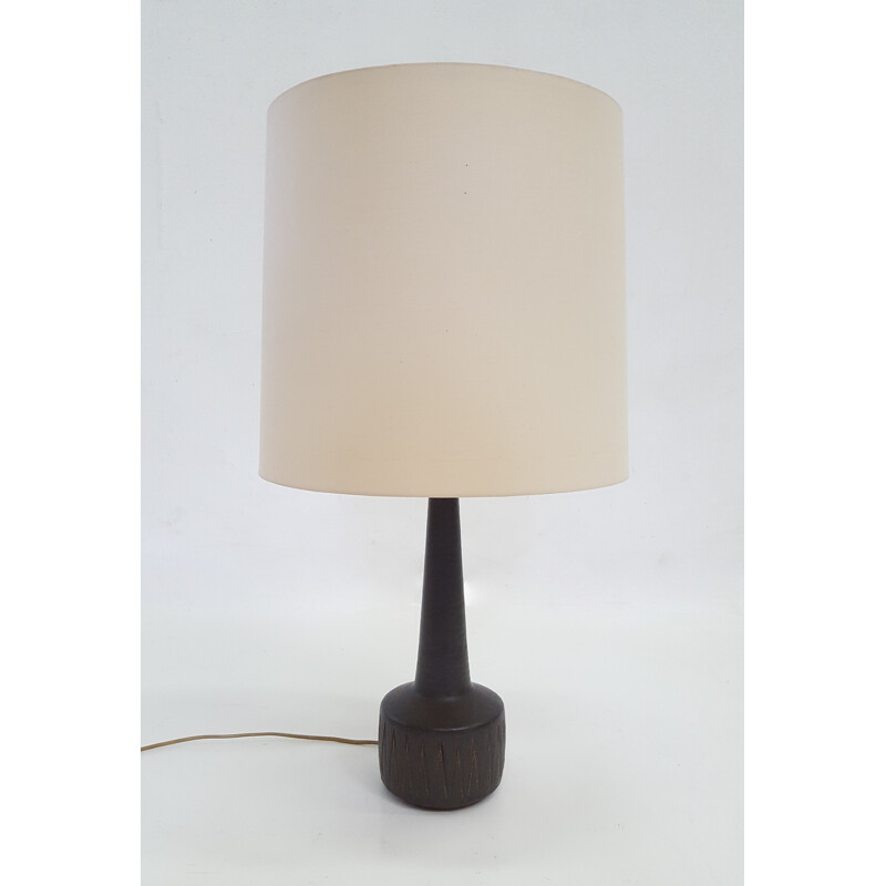 Scandinavian vintage ceramic lamp by Per Linnemann Schmidt for Palshus - 1960s