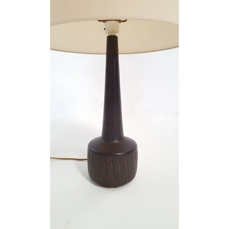 Scandinavian vintage ceramic lamp by Per Linnemann Schmidt for Palshus - 1960s