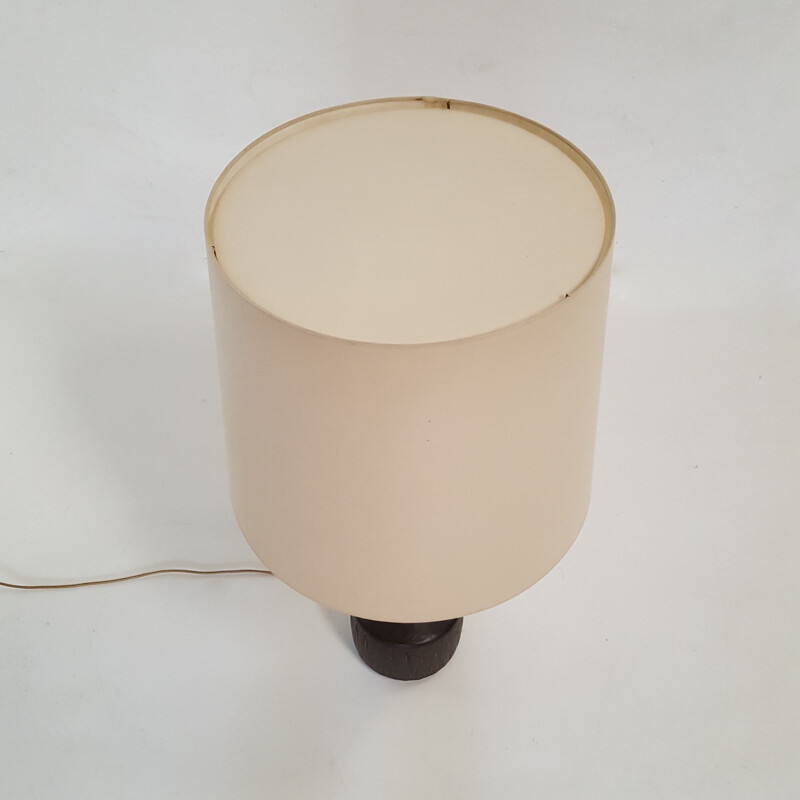 Scandinavian vintage ceramic lamp by Per Linnemann Schmidt for Palshus - 1960s