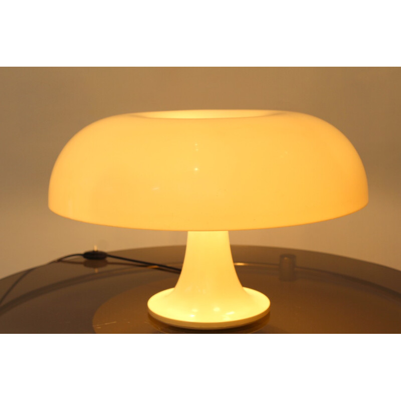 Table vintage cream lamp "Nesso" Model by De Pas, D'Urbino et Lomazzi - 1960s