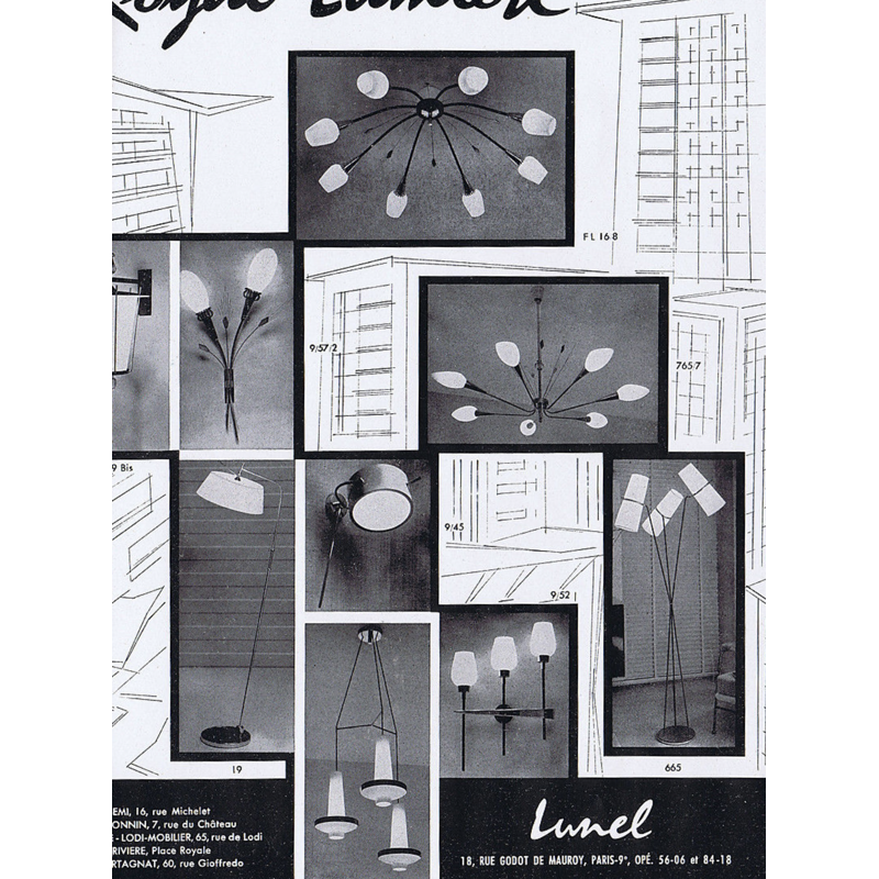 Applique Lunel, modèle muguet, Royal Production - 1950