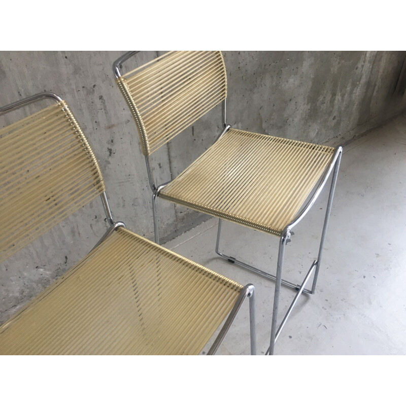 Vintage chromed bar stools - 1960s