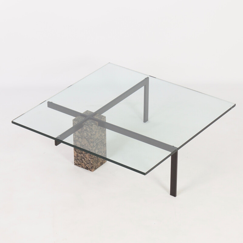 Vintage coffee table "KW-1" designed by Hank Kwint for Metaform - 1980s