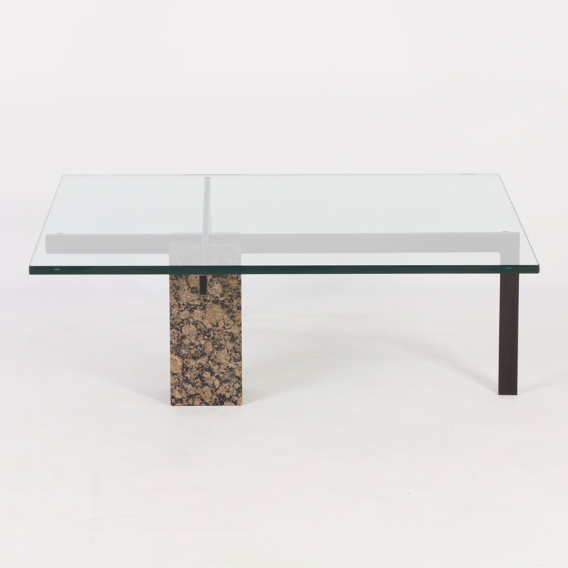 Vintage coffee table "KW-1" designed by Hank Kwint for Metaform - 1980s