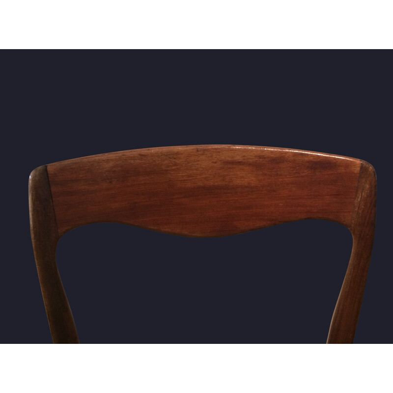 Suite de 6 chaises vintage scandinaves rénovées - 1960