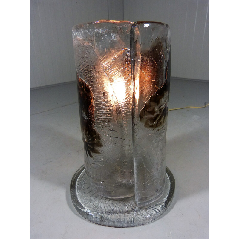 Lampe vintage en verre de Mazzega - 1960