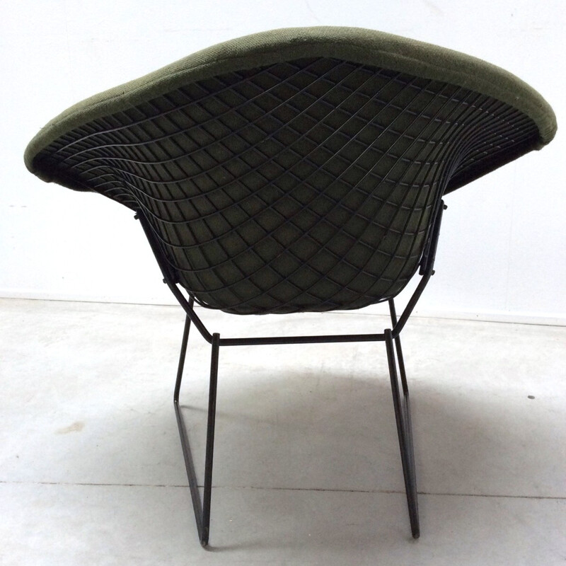 Diamond Chair de Harry Bertoia et son ottoman pour Knoll International - 1960