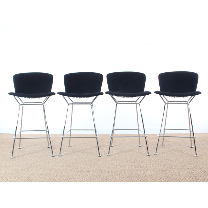 Suite of 4 Diamond bar stools d'Harry Bertoia - 1950s