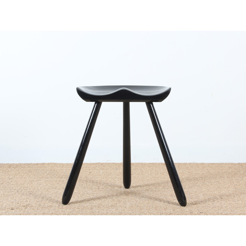 Scandinavian vintage tripod stool by Mogens Lassen - 1970s