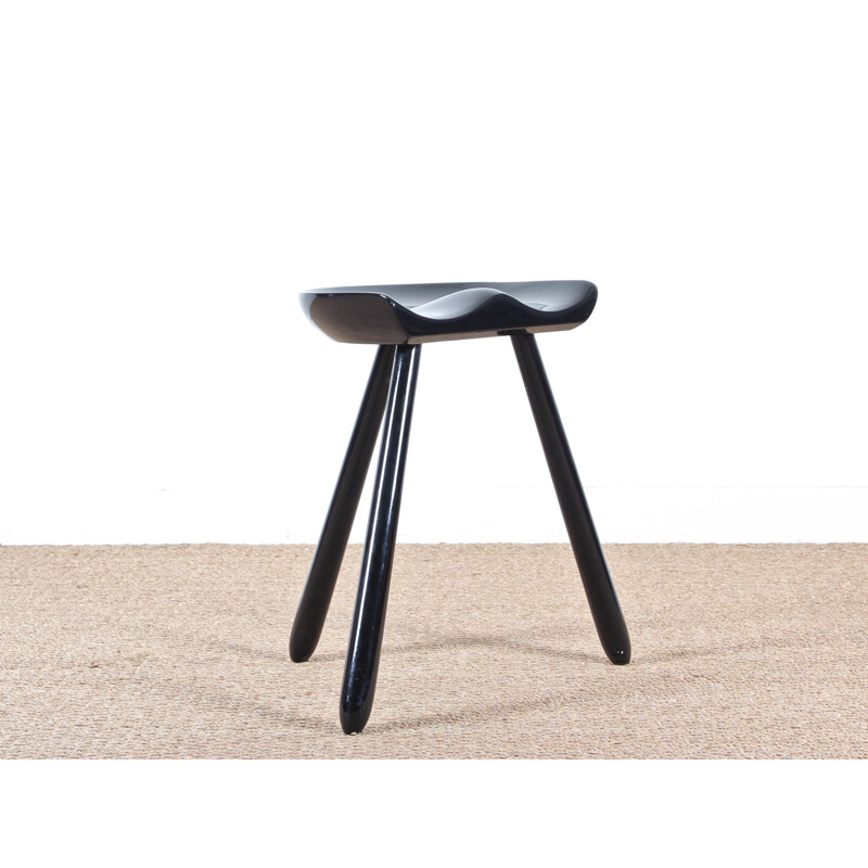 Scandinavian vintage tripod stool by Mogens Lassen - 1970s