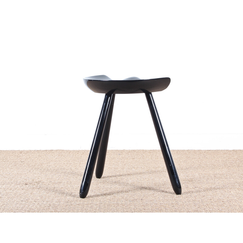 Scandinavian vintage tripod stool by Mogens Lassen - 1970s