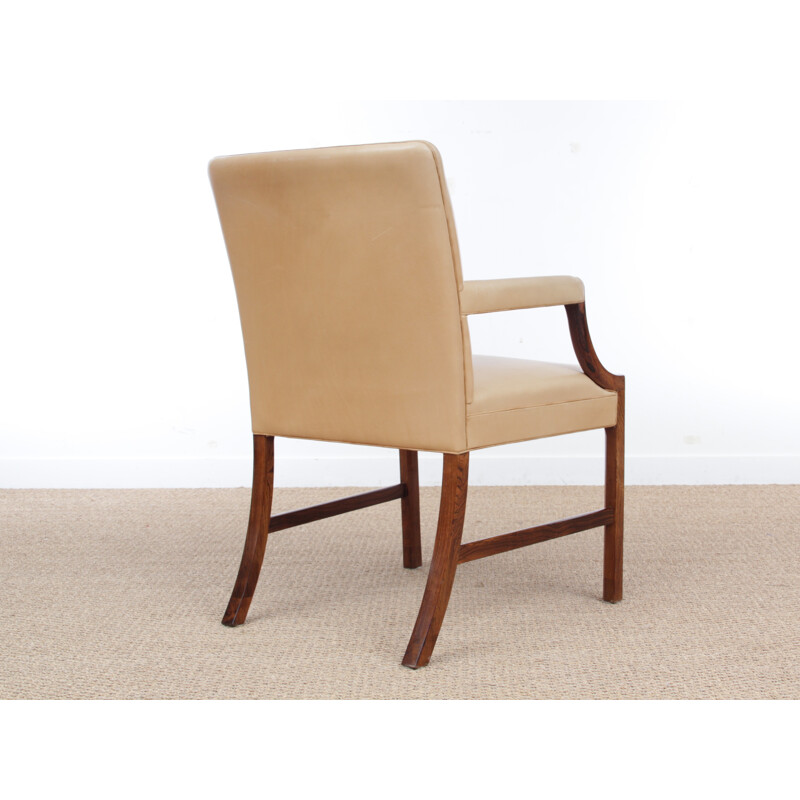 Scandinavian armchair in rosewood by  Ole Wansher - 1940s