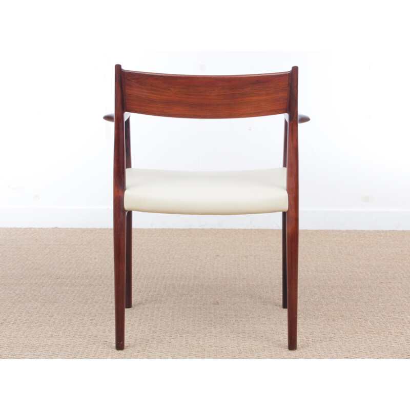 Scandinavian rosewood vintage amchair by Arne Vodder for Sibast - 1960s