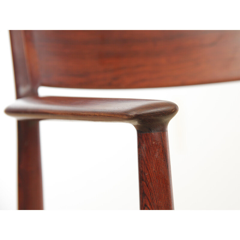 Scandinavian rosewood vintage amchair by Arne Vodder for Sibast - 1960s