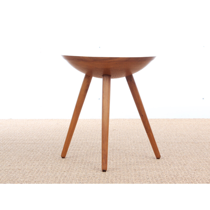 Danish stool in oak model "ML42" by Mogen Lassen - 1940s