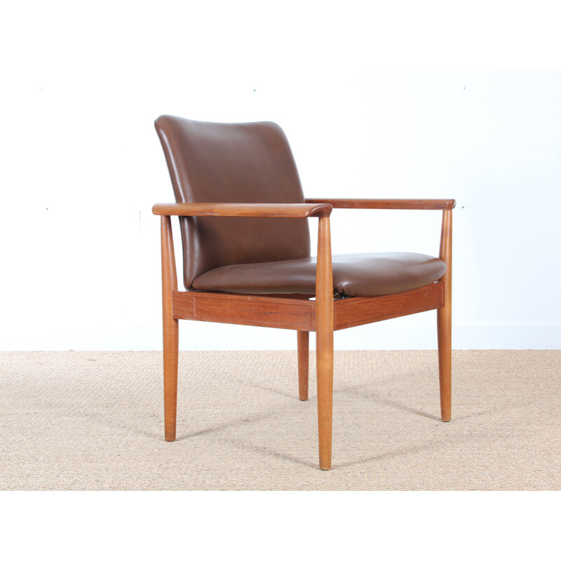 Set of 6 Diplomat teak armchairs by Finn Juhl - 1950s