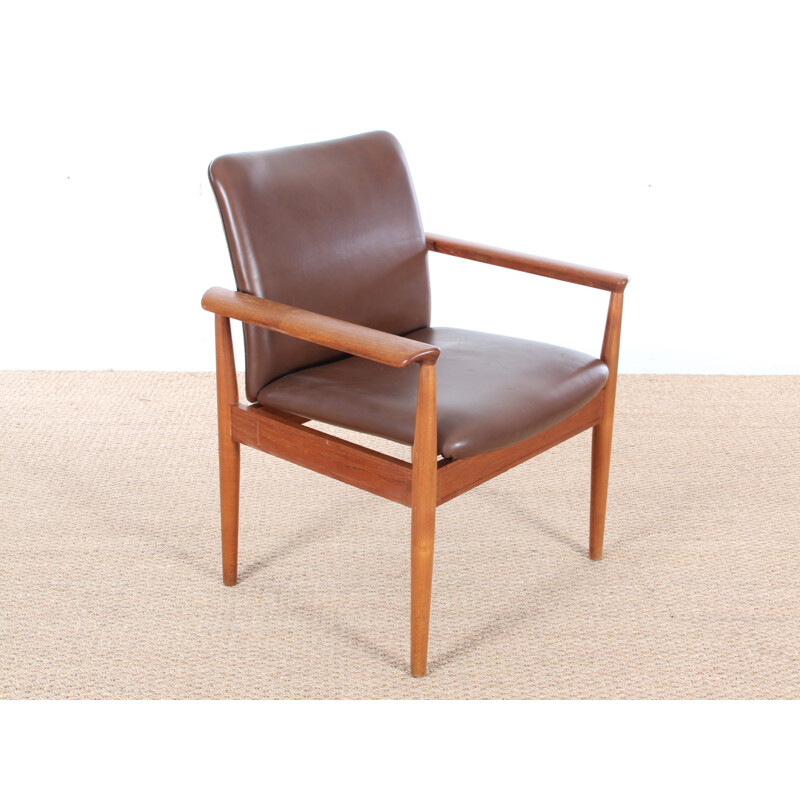Set of 6 Diplomat teak armchairs by Finn Juhl - 1950s