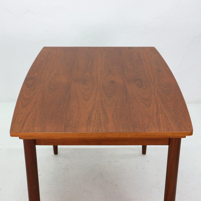 Vintage teak dining table with pull-out leaves - 1960s