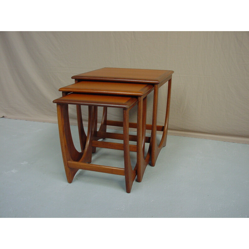 Vintage teak nesting tables - 1970s