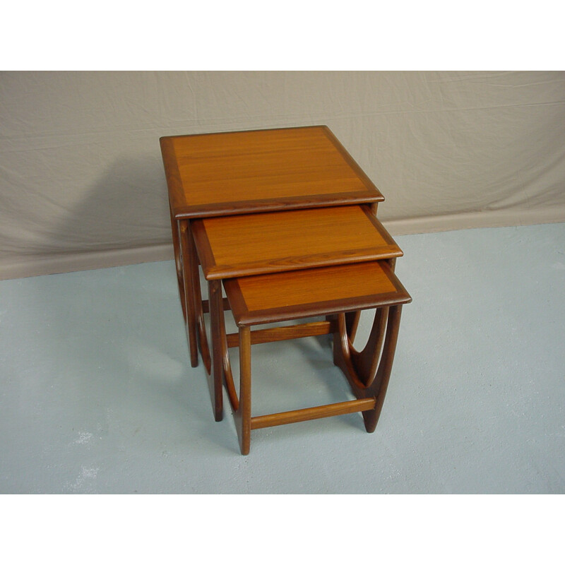 Vintage teak nesting tables - 1970s