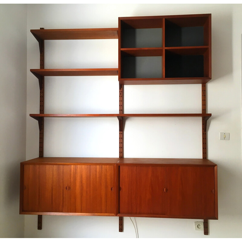 Vintage Scandinavian bookcase in teak by Poul Cadovius - 1960s