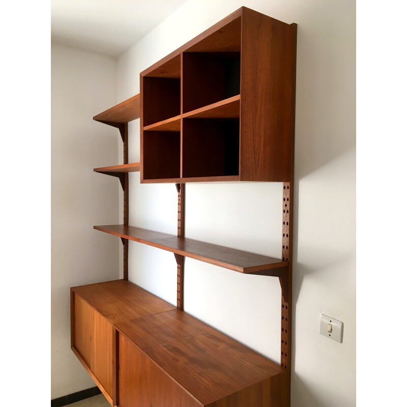 Vintage Scandinavian bookcase in teak by Poul Cadovius - 1960s