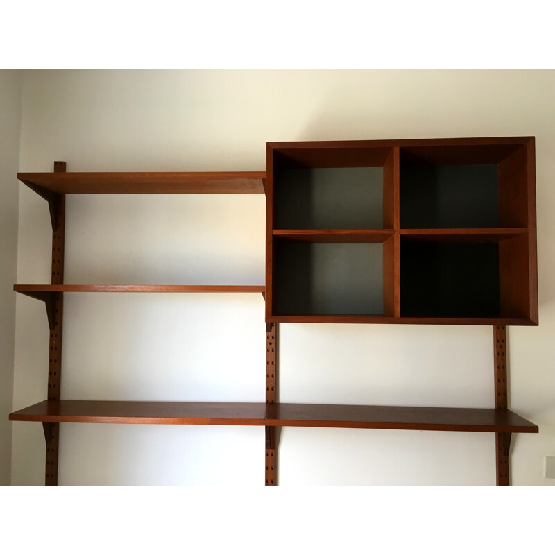 Vintage Scandinavian bookcase in teak by Poul Cadovius - 1960s