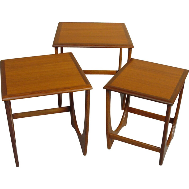 Vintage teak nesting tables - 1970s