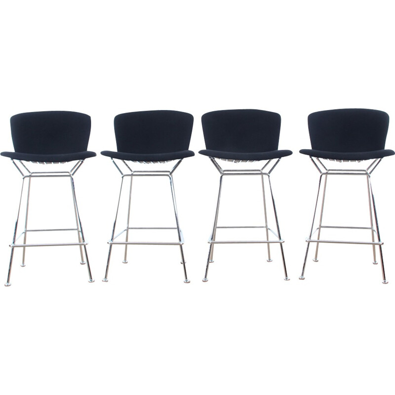 Suite of 4 Diamond bar stools d'Harry Bertoia - 1950s