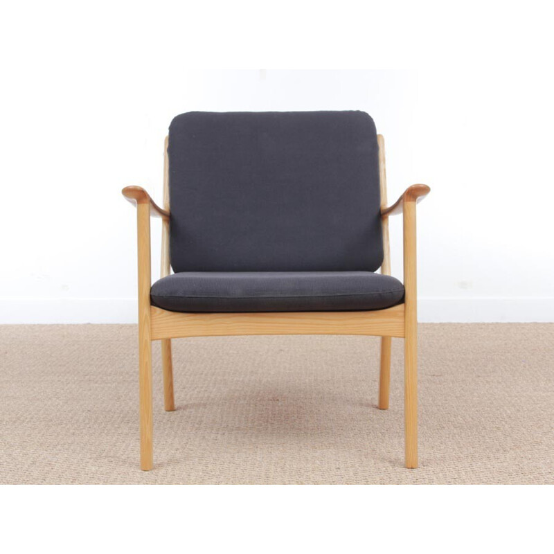 Vintage maple armchair model PJ 112 by Ole Wanscher - 1970s