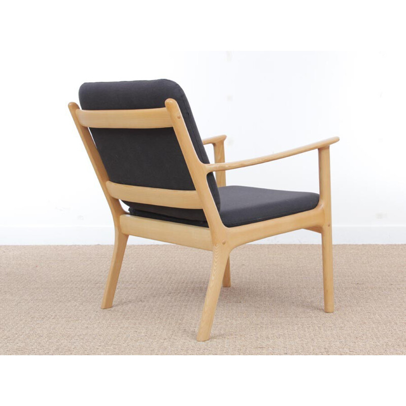 Fauteuil vintage en érable modèle PJ 112 d'Ole Wanscher - 1970