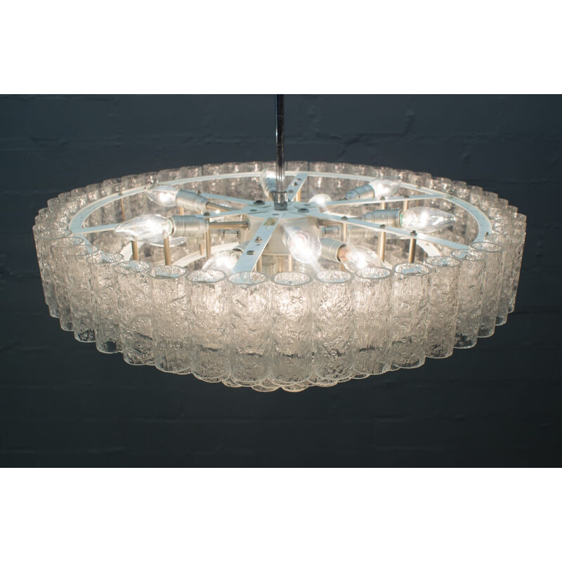 Vintage German chandelier by Doria Leuchten - 1960s