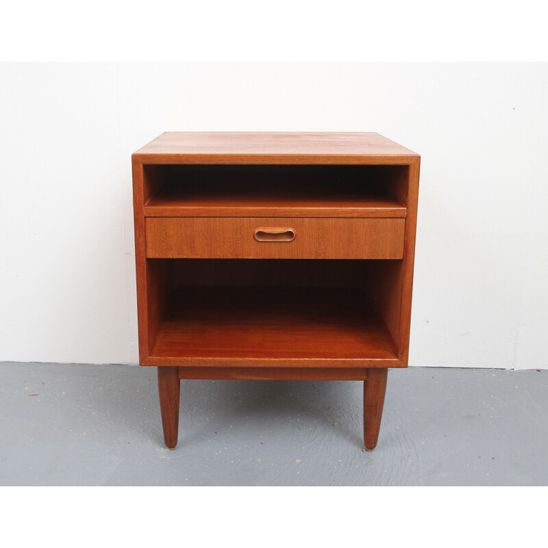 Vintage teak nightstand by Falster-Möbler - 1950s