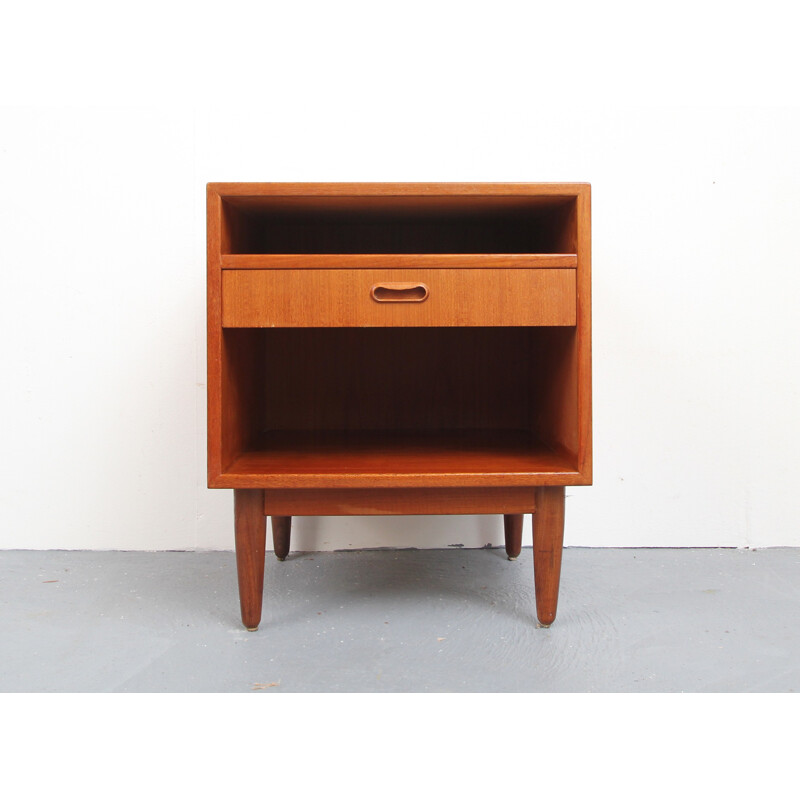 Vintage teak nightstand by Falster-Möbler - 1950s