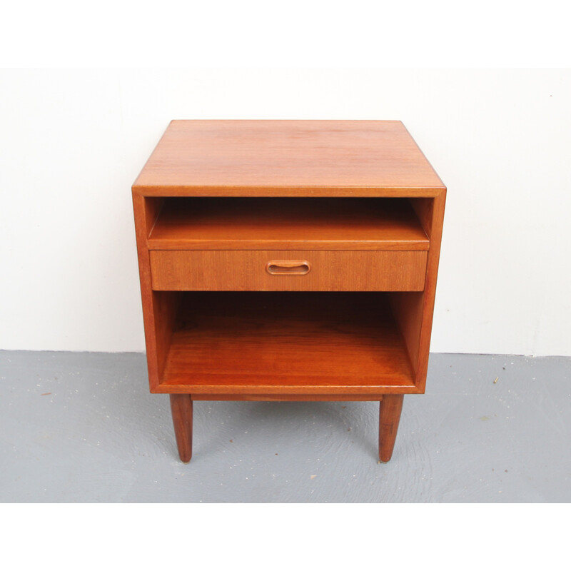 Vintage teak nightstand by Falster-Möbler - 1950s