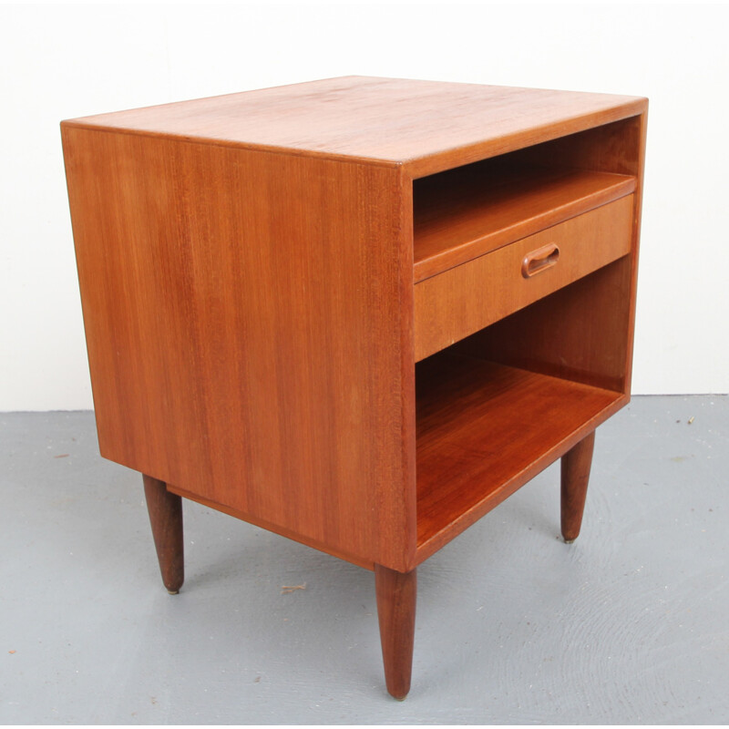 Vintage teak nightstand by Falster-Möbler - 1950s