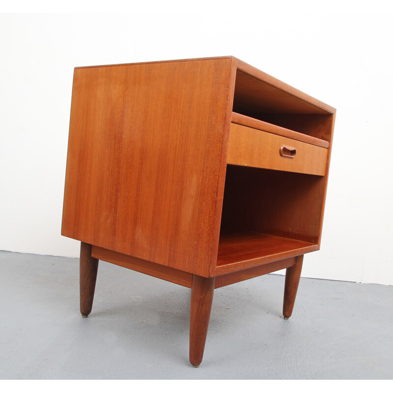 Vintage teak nightstand by Falster-Möbler - 1950s